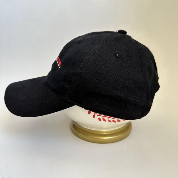 Zero 1 Digital Dad Cap AMC Deluxe Headwear Adjustable Strap Back Black Hat - Picture 4 of 9